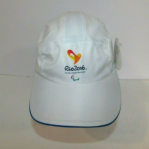 2016 Rio Paralympics Womens White Running Hat NEW - Picture 3 of 11